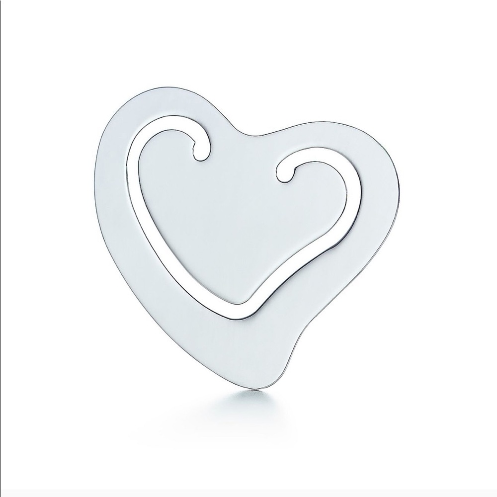 NEW!! Tiffany’s Elsa Peretti Sterling Heart Bookmark